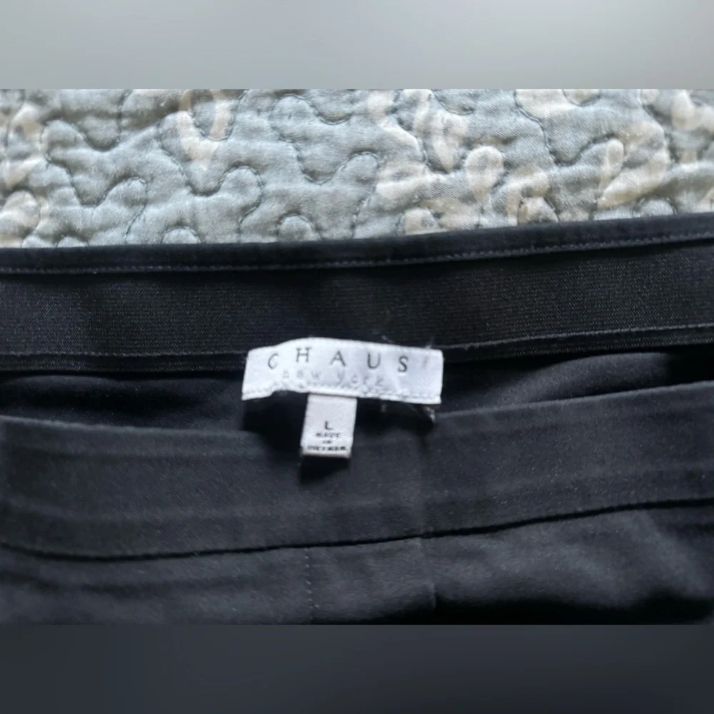 Women's Chaus New York Black Dress Pants Ankle Straight Leg  No Pockets - Picture 2 of 4